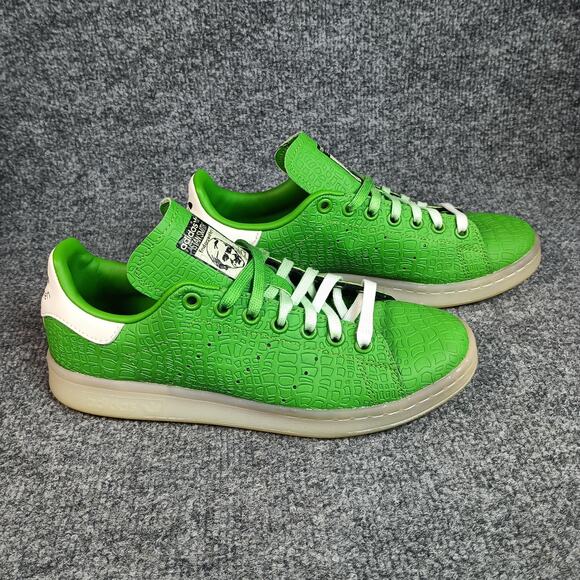 Adidas Shoes Mens Size 5.5 Green Stan Smith Toy Story Rex Disney FZ2707 - Picture 1 of 11